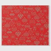 Dekorative Weihnachtsdekoration Geschenkpapier (Flach)
