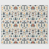 Dekorative Weihnachtsdekoration Geschenkpapier (Flach)