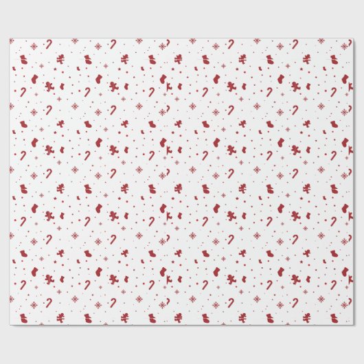 Dekorative Weihnachtsdekoration Geschenkpapier (Flach)