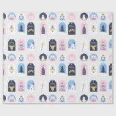 Dekorative Weihnachtsdekoration Geschenkpapier (Flach)