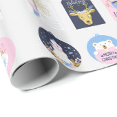 Dekorative Weihnachtsdekoration Geschenkpapier (Rolleneckpunkt)