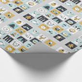 Dekorative Weihnachtsdekoration Geschenkpapier (Ecke)