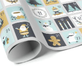 Dekorative Weihnachtsdekoration Geschenkpapier (Rolleneckpunkt)