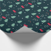 Dekorative Weihnachtsdekoration Geschenkpapier (Ecke)