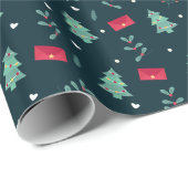 Dekorative Weihnachtsdekoration Geschenkpapier (Rolleneckpunkt)