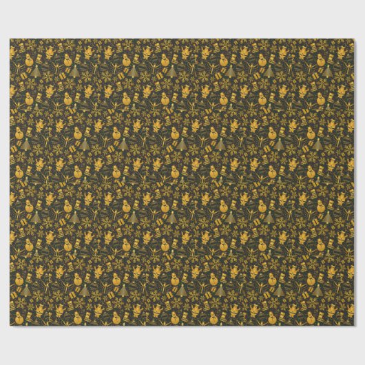 Dekorative Weihnachtsdekoration Geschenkpapier (Flach)