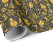 Dekorative Weihnachtsdekoration Geschenkpapier (Rolleneckpunkt)