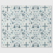 Dekorative Weihnachtsdekoration Geschenkpapier (Flach)