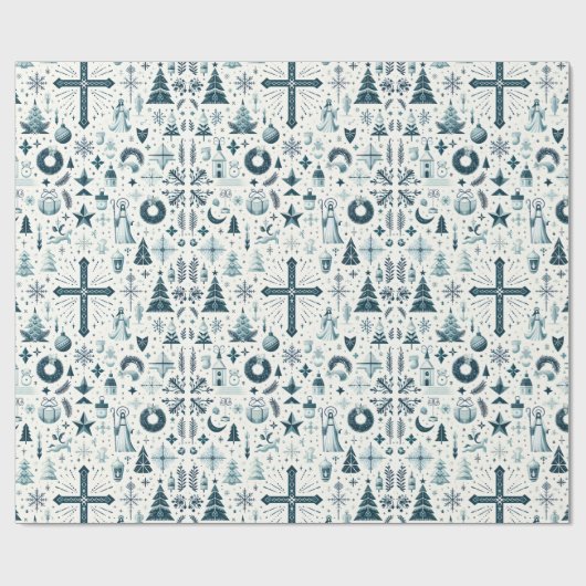 Dekorative Weihnachtsdekoration Geschenkpapier (Flach)