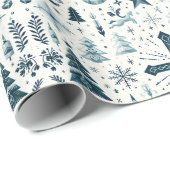 Dekorative Weihnachtsdekoration Geschenkpapier (Rolleneckpunkt)