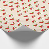 Dekorative Weihnachtsdekoration Geschenkpapier (Ecke)