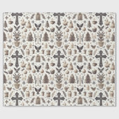 Dekorative Weihnachtsdekoration Geschenkpapier (Flach)