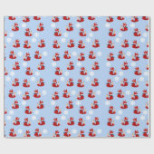 Dekorative Weihnachtsdekoration Oranament Wrapping Geschenkpapier (Flach)