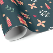 Dekorative Weihnachtsdekoration Oranament Wrapping Geschenkpapier (Rolleneckpunkt)