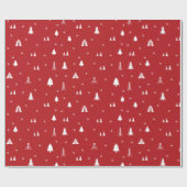 Dekorative Weihnachtsdekoration Oranament Wrapping Geschenkpapier (Flach)