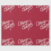 Dekorative Weihnachtsdekoration Oranament Wrapping Geschenkpapier (Flach)