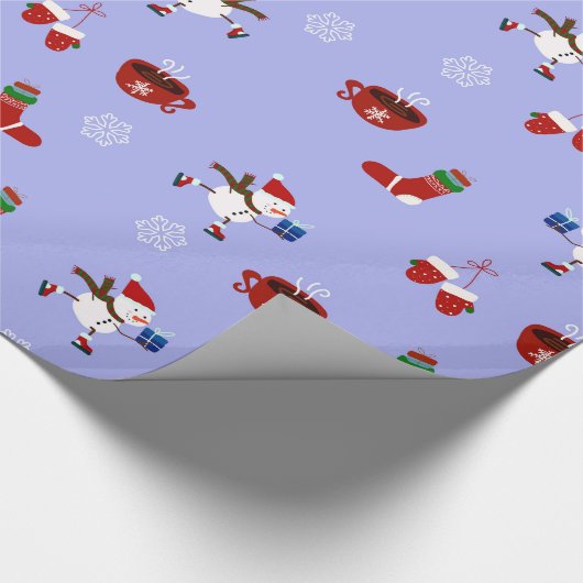 Dekorative Weihnachtsdekoration Oranament Wrapping Geschenkpapier (Ecke)