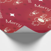 Dekorative Weihnachtsdekoration Oranament Wrapping Geschenkpapier (Ecke)