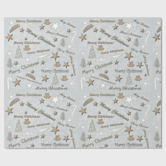 Dekorative Weihnachtsfeiertage Geschenkpapier (Flach)