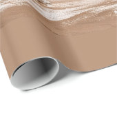 Dekorative Weihnachtsornamente mit Schnee Geschenkpapier (Rolleneckpunkt)