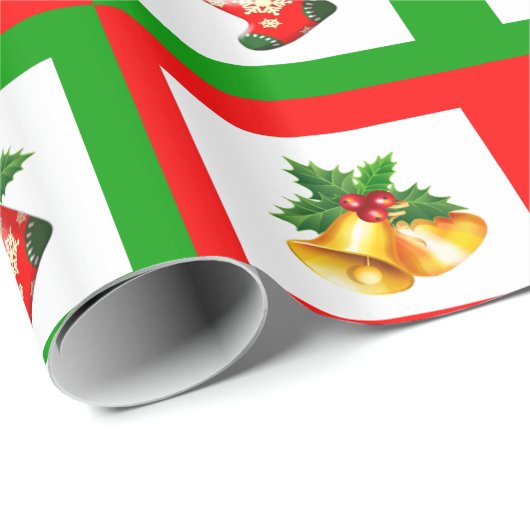 Dekorative Weihnachtsschmuck Elegant im Weißen Geschenkpapier (Rolleneckpunkt)