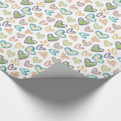 Dekorative Weihnachtszeit-Liebe Geschenkpapier (Ecke)