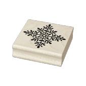 Dekorative Winterschneeflocke Form Gummistempel (Stempel)