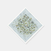 Dekorative Wölfe Serviette (Ecke)