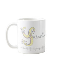 Dekorative Y Monogramm-Tasse