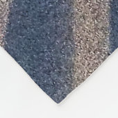 Dekorative Zebra-Streifen im Sand-Foto Fleecedecke (Ecke)