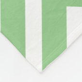 Dekorative Zickzack Muster und Weiß Fleecedecke (Ecke)