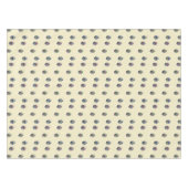 Dekorative Zickzack Ostereier auf braun Tischdecke (Vorderseite (Horizontal))