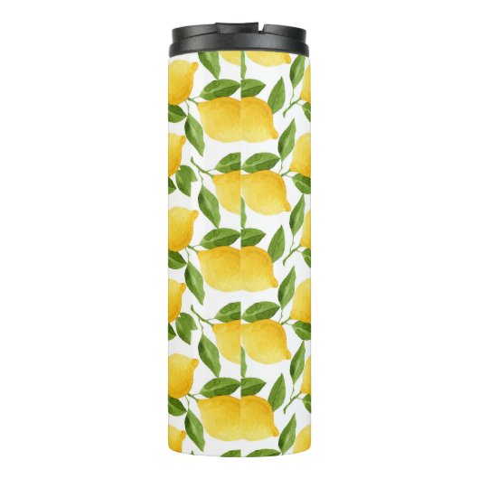 Dekorative Zitronen Thermosbecher (Rückseite)