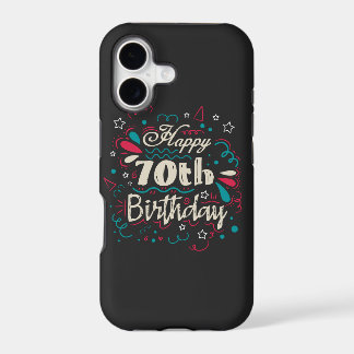 Dekorativer 70. Geburtstag