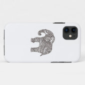 Dekorativer Art-Elefant Case-Mate iPhone Hülle (Rückseite (Horizontal))