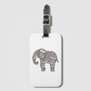 Dekorativer Art-Elefant Gepäckanhänger