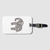 Dekorativer Art-Elefant Gepäckanhänger (Vorderseite (Horizontal))