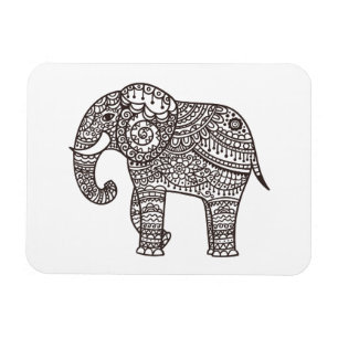 Dekorativer Art-Elefant Magnet