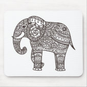 Dekorativer Art-Elefant Mousepad (Vorne)