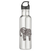 Dekorativer Art-Elefant Trinkflasche (Vorderseite)
