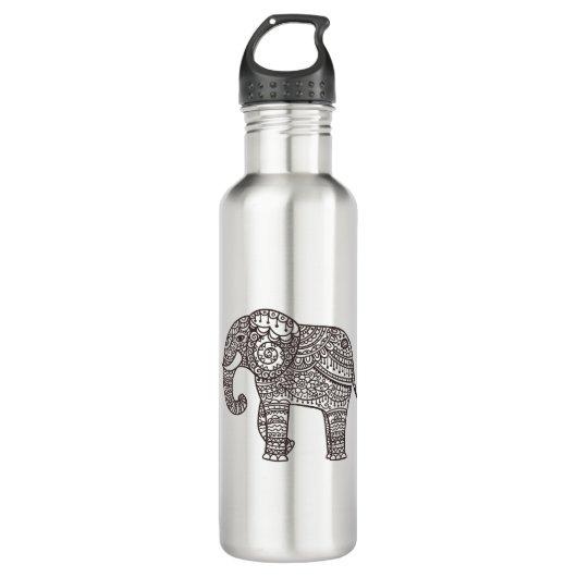 Dekorativer Art-Elefant Trinkflasche (Vorderseite)