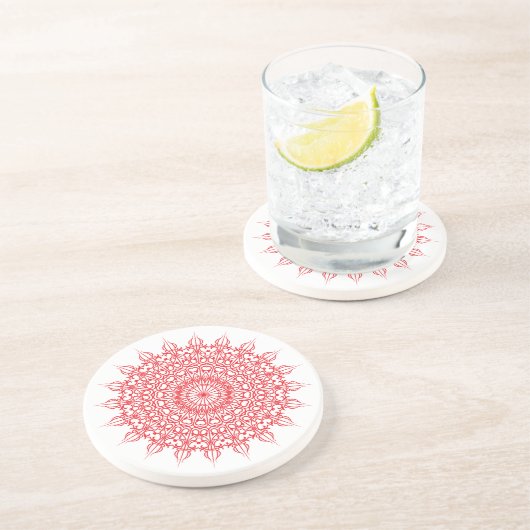 Dekorativer Blühtest Untersetzer (Seite)