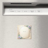 Dekorativer Blumenrahmen mit Perlen Magnet (In Situ (Geschirrspüler))