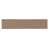 Dekorativer brauner Tischläufer (Horizontal)