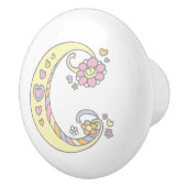 Dekorativer Buchstabe C mit Monogramm Griff (Rechts)