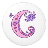 Dekorativer Buchstabe C mit Monogramm Griff (Vorderseite)