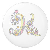 Dekorativer Buchstabe K mit Monogramm Griff (Vorderseite)