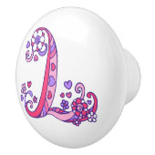 Dekorativer Buchstabe L mit Monogramm Griff (Rechts)