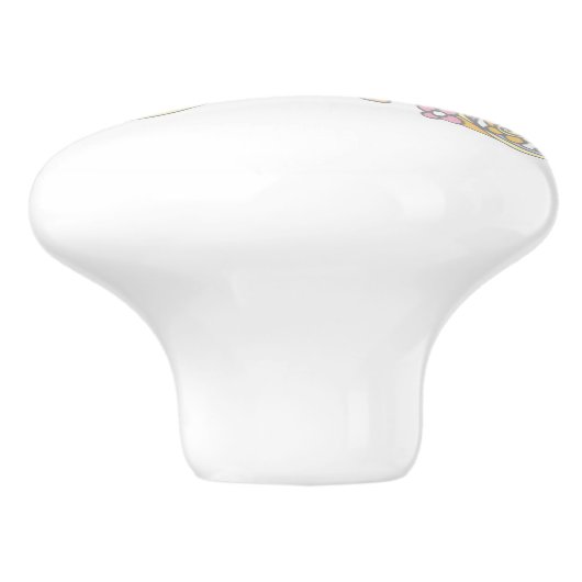 Dekorativer Buchstabe R mit Monogramm Griff (Seitenansicht)