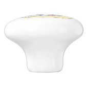 Dekorativer Buchstabe S Monogramm Handgriff mit Dr Keramikknauf (Seitenansicht)